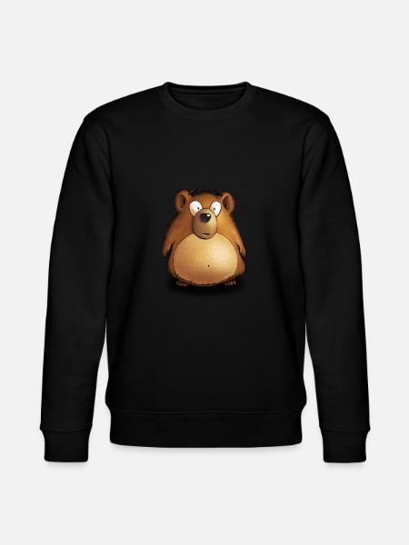 Big brown bear - Stanley/Stella CHANGER Unisex Organic Sweatshirt - black