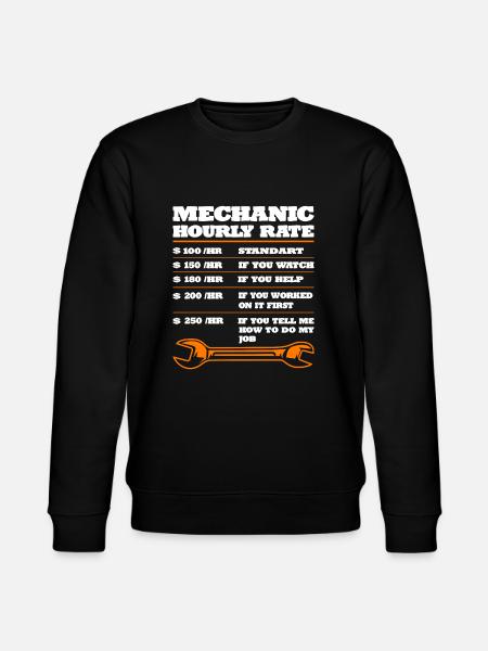 Mechaniker KFZ Auto Geschenkidee - Stanley/Stella Unisex Bio-Sweatshirt CHANGER - Schwarz