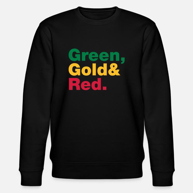 Vert, or et rouge. - Sweat bio CHANGER Stanley/Stella Unisexe - noir