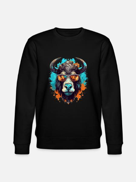 Party Bull - Stanley/Stella CHANGER Unisex Organic Sweatshirt - black