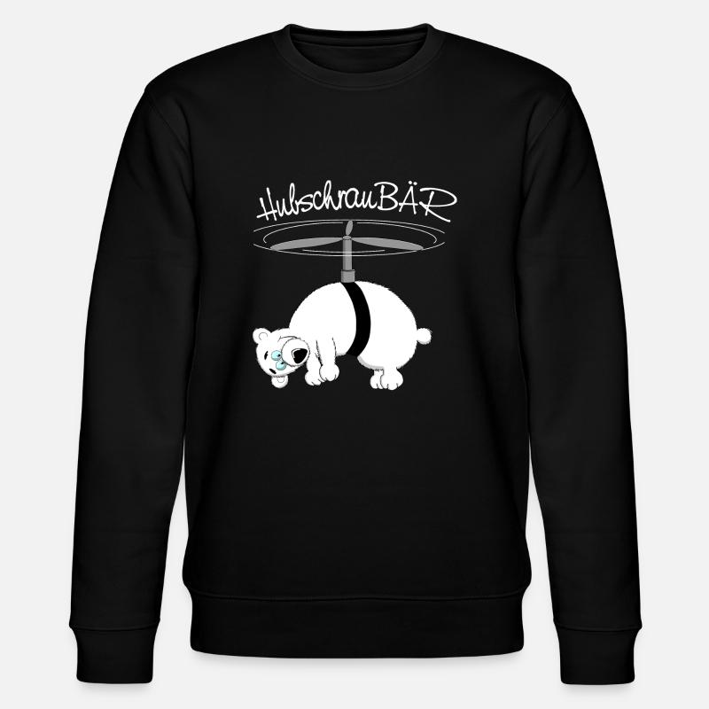 L’ours chaud et drôle - Sweat bio CHANGER Stanley/Stella Unisexe - noir