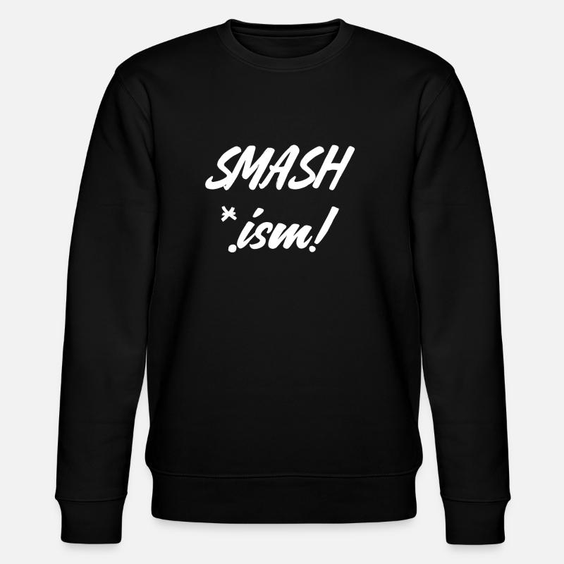 gegen jeden Totalitarismus - Stanley/Stella Unisex Bio-Sweatshirt CHANGER  - Schwarz
