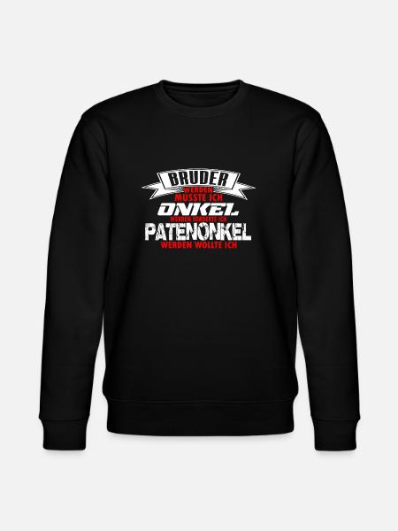Bruder_Onkel-Patenonkel - Stanley/Stella Unisex Bio-Sweatshirt CHANGER  - Schwarz