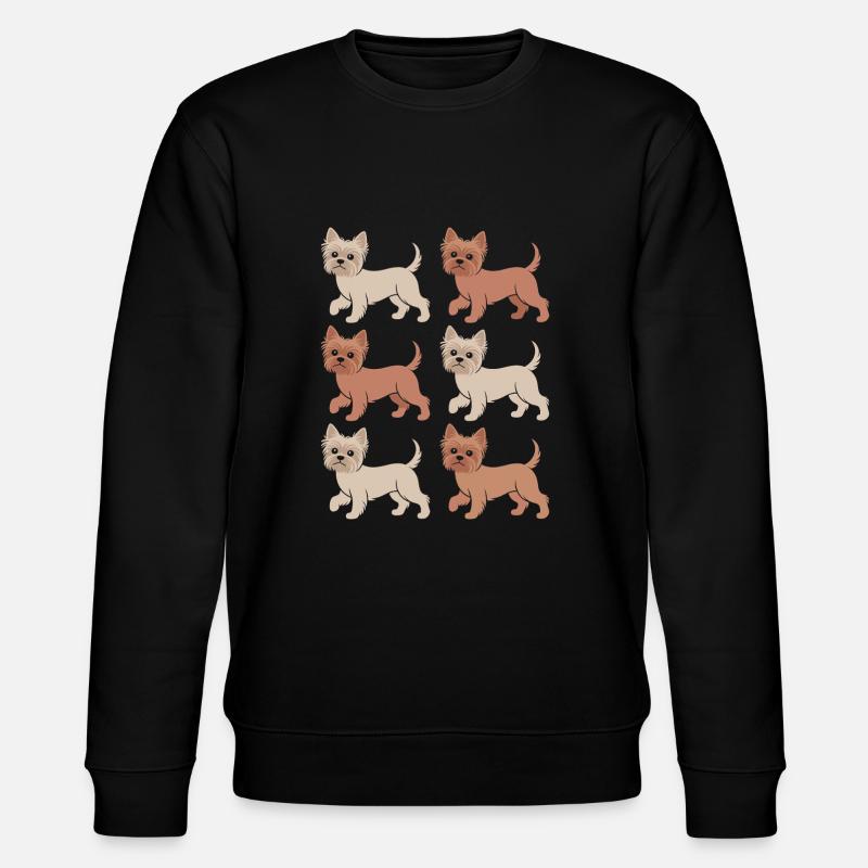 Yorkshire Terrier Diversité Amour - Sweat bio CHANGER Stanley/Stella Unisexe - noir
