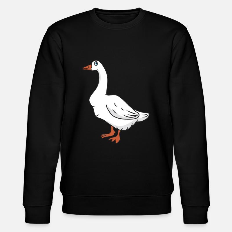 Gans - Stanley/Stella Unisex Bio-Sweatshirt CHANGER  - Schwarz