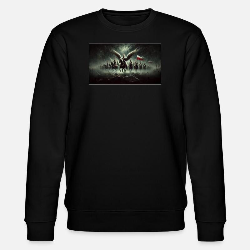 Ailes des hussards - Sweat bio CHANGER Stanley/Stella Unisexe - noir