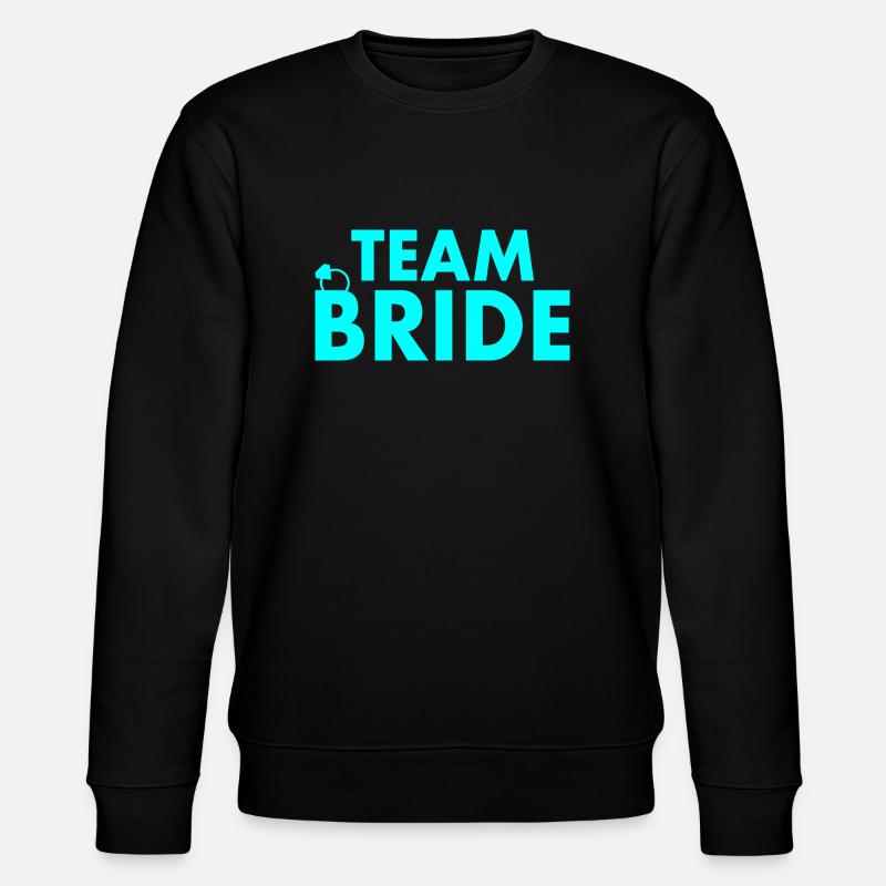 Team bride - Stanley/Stella Unisex Bio-Sweatshirt CHANGER  - Schwarz