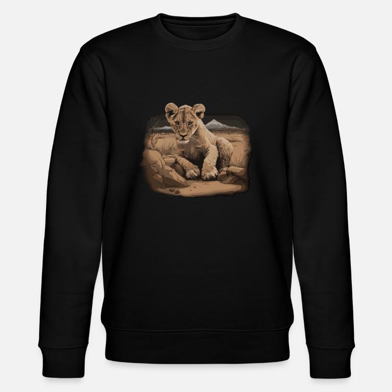 Lion Wildcat - Sweat bio CHANGER Stanley/Stella Unisexe - noir