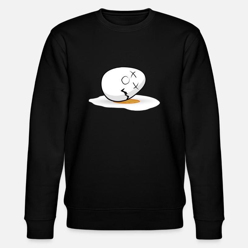 Happy Easter easter egg - Stanley/Stella CHANGER Unisex Organic Sweatshirt - black