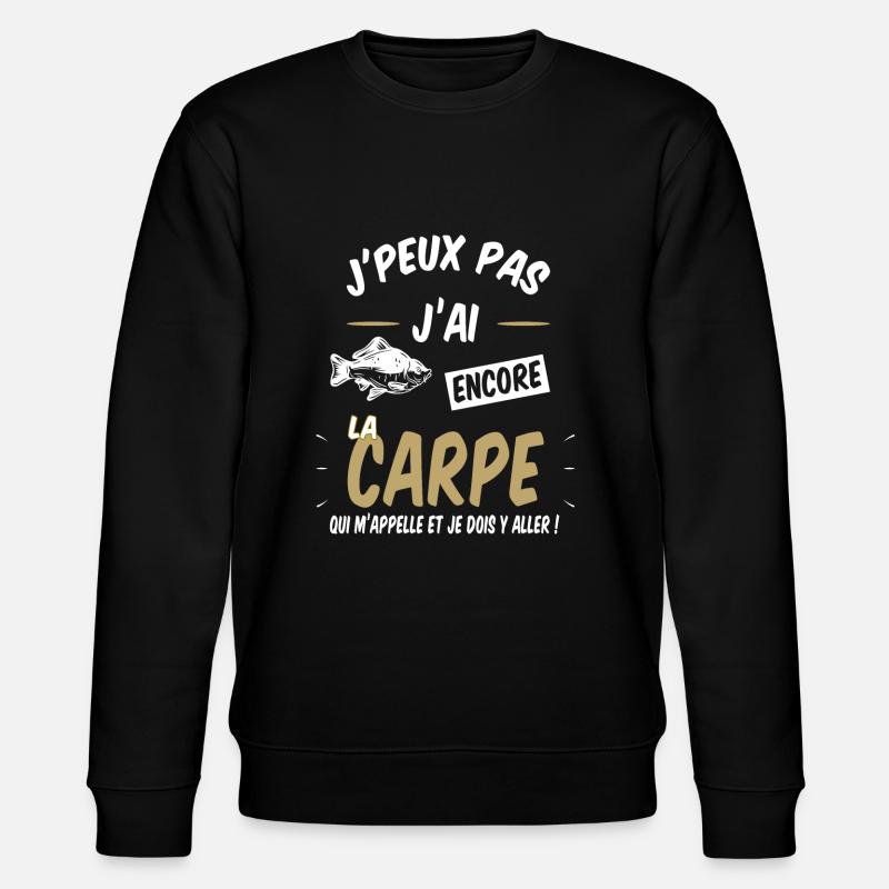 carpe cadeau carpiste - Sweat bio CHANGER Stanley/Stella Unisexe - noir