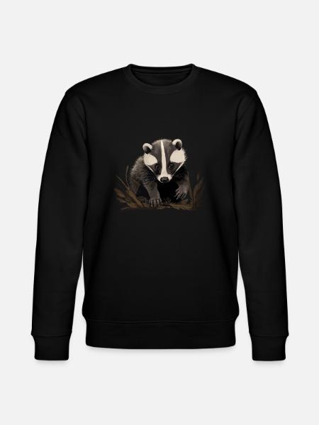 Baby Stinktier Skunk - Stanley/Stella CHANGER Unisex Organic Sweatshirt - black