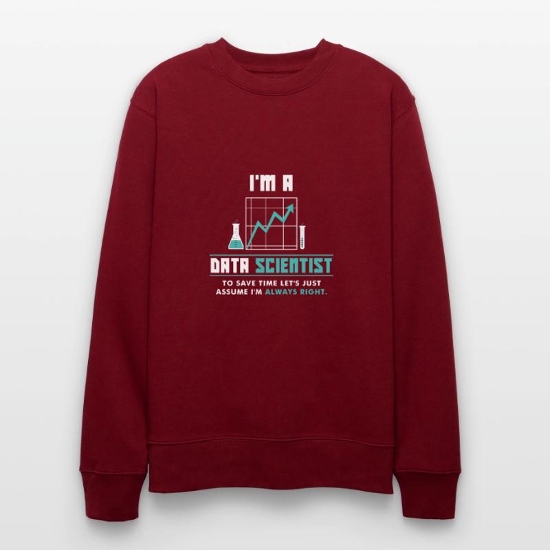 Data Scientist Data Science Scientist Stanley/Stella CHANGER Unisex Organic Sweatshirt