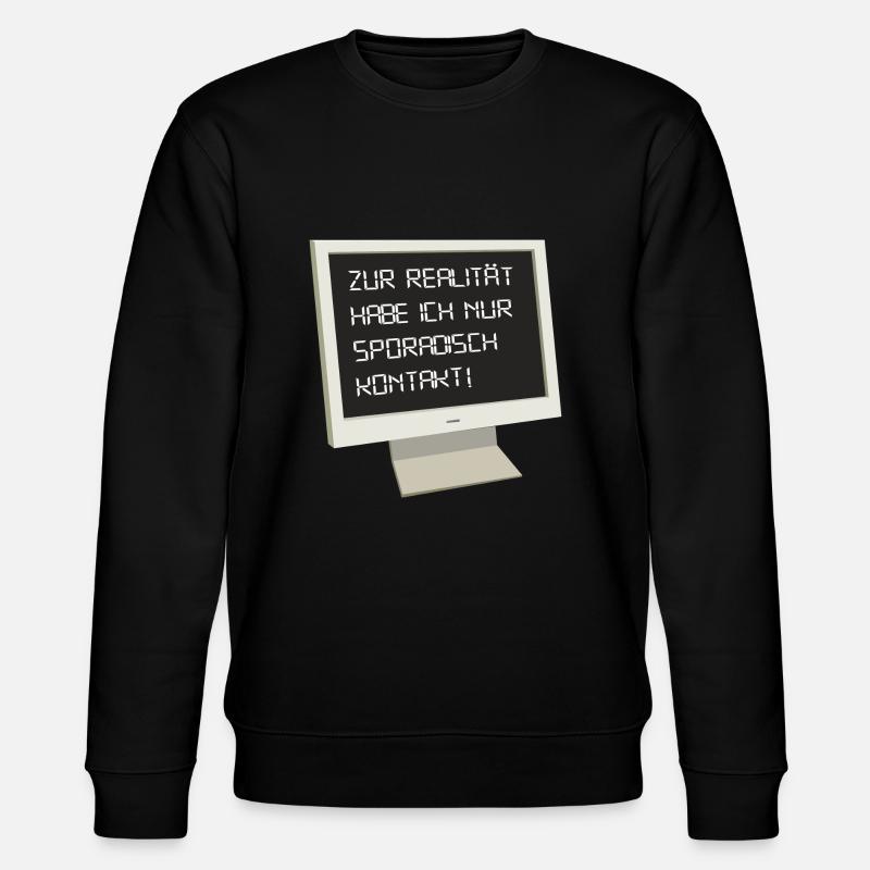 Realität - Stanley/Stella Unisex Bio-Sweatshirt CHANGER  - Schwarz