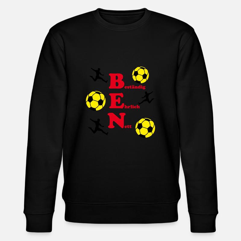 Ben - Stanley/Stella Unisex Bio-Sweatshirt CHANGER  - Schwarz