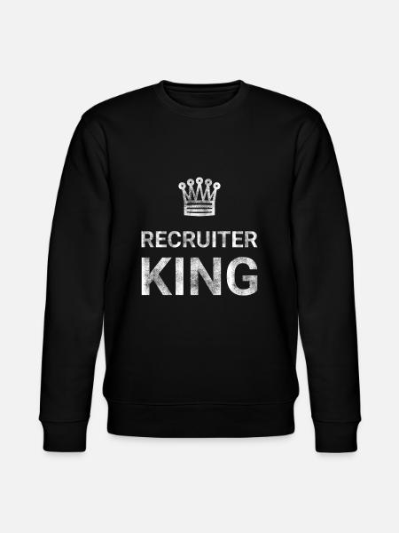 Recruiter King - Stanley/Stella CHANGER Unisex Organic Sweatshirt - black