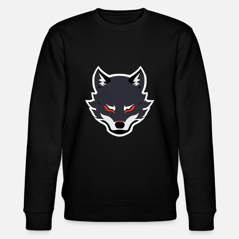 Wolf - Stanley/Stella Unisex Bio-Sweatshirt CHANGER - Schwarz