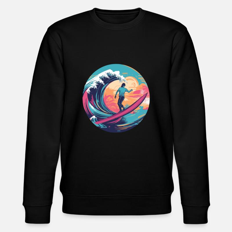 Surf David - Sweat bio CHANGER Stanley/Stella Unisexe - noir