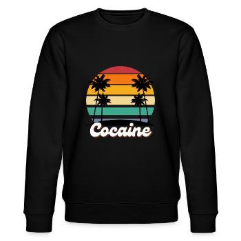 Cocaine - Stanley/Stella Unisex Bio-Sweatshirt CHANGER  - Schwarz - Vorne - Nik (191cm) & Marisol (170cm)