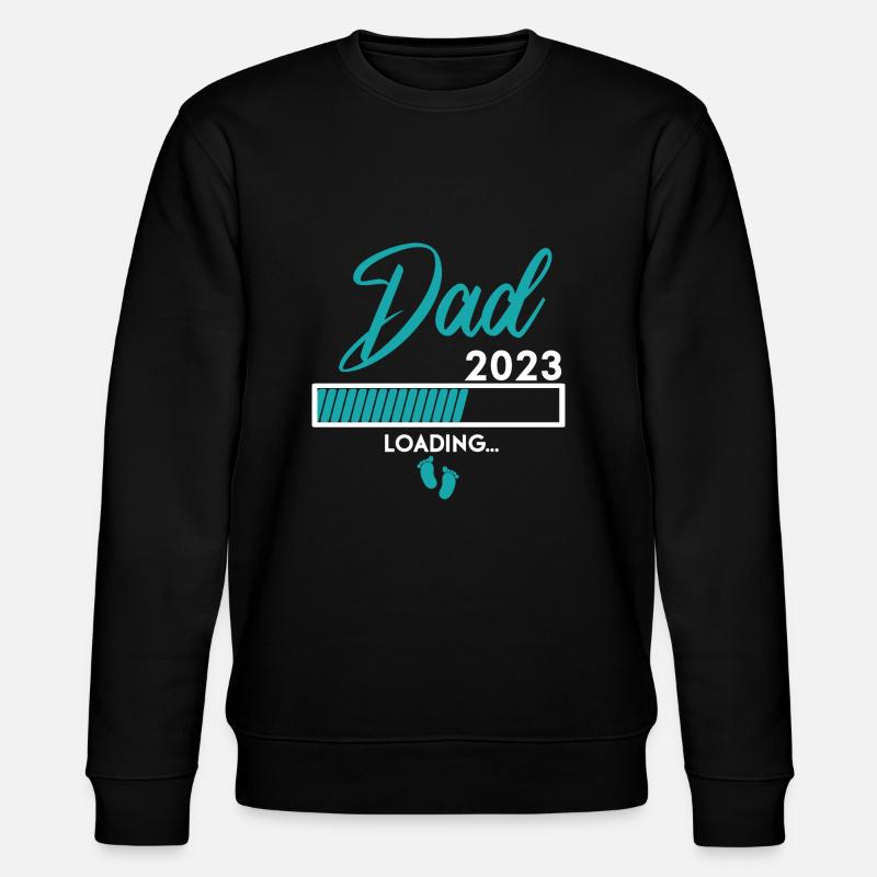 DAD 2023 loading... - Stanley/Stella Unisex Bio-Sweatshirt CHANGER  - Schwarz