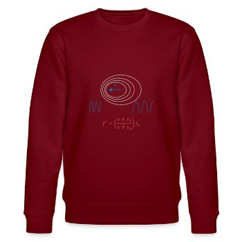 Physique Doppler effet cadeau physicien arbre - Sweat bio CHANGER Stanley/Stella Unisexe - bordeaux - Devant - Nik (191cm) & Marisol (170cm)