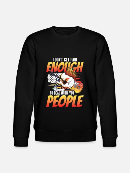 Sarcasm Humor Misanthrope Irony - Stanley/Stella CHANGER Unisex Organic Sweatshirt - black