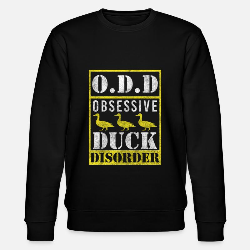 Duckling, Bathing Duck, , Waterfowl - Stanley/Stella CHANGER Unisex Organic Sweatshirt - black