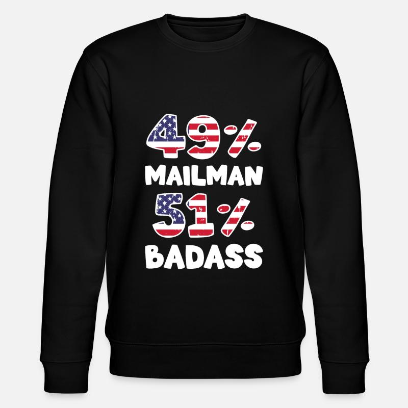 Post Letter Carrier Parcels - Stanley/Stella CHANGER Unisex Organic Sweatshirt - black