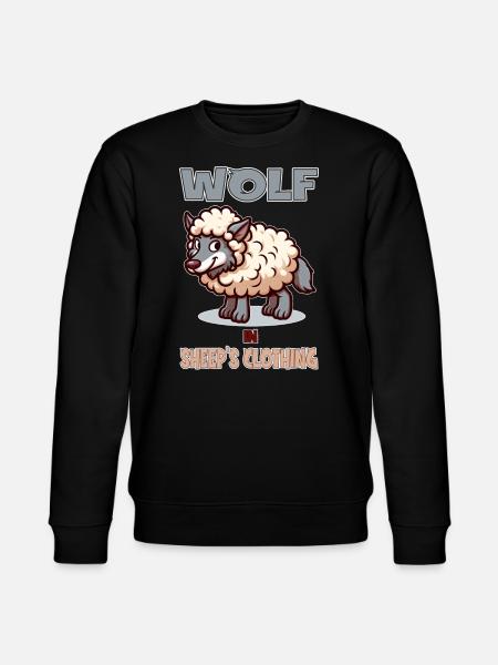 Wolf in Sheep's clothing - Stanley/Stella CHANGER Unisex Organic Sweatshirt - black