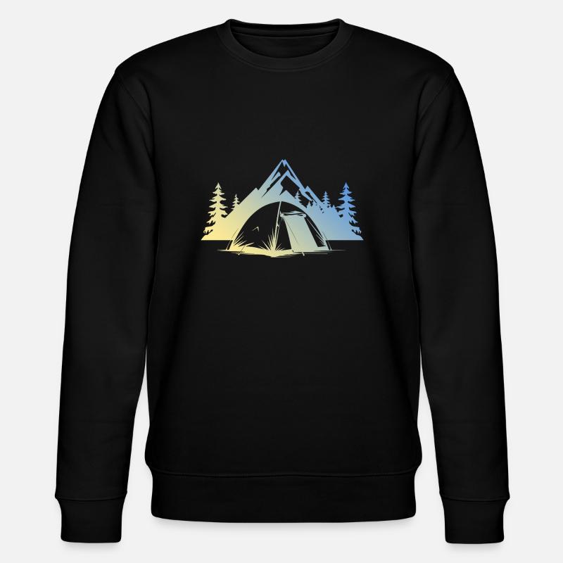 Tente de camping - Sweat bio CHANGER Stanley/Stella Unisexe - noir