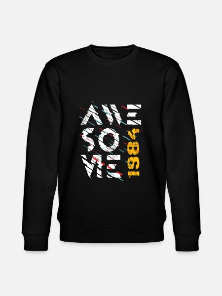40e anniversaire 1984 édition limitée - Sweat bio CHANGER Stanley/Stella Unisexe - noir
