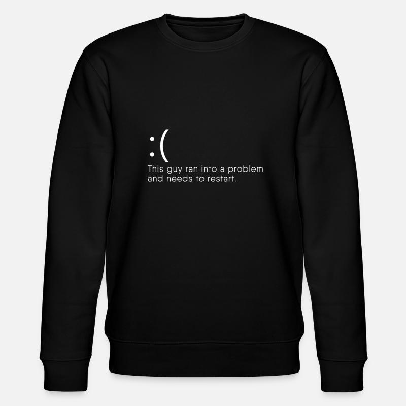 Blue Screen - Stanley/Stella Unisex Bio-Sweatshirt CHANGER  - Schwarz