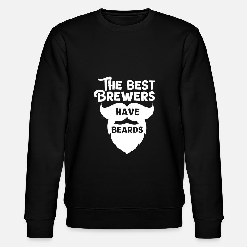 Bierbrauer Bart - Stanley/Stella Unisex Bio-Sweatshirt CHANGER  - Schwarz