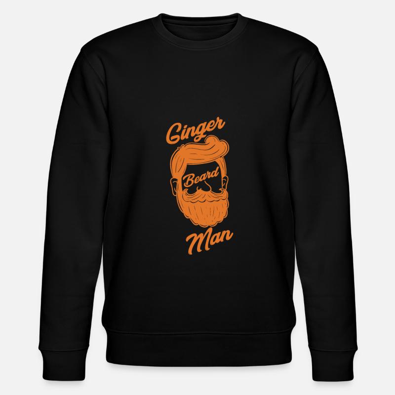 Ginger Bart - Stanley/Stella Unisex Bio-Sweatshirt CHANGER  - Schwarz