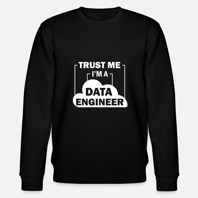Data Engineer Data Science - Stanley/Stella Unisex Bio-Sweatshirt CHANGER  - Schwarz