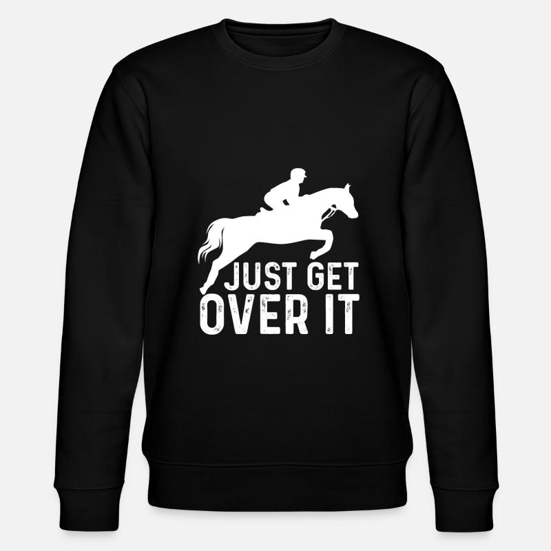 Pferde Hunter Jumper Pferd - Stanley/Stella Unisex Bio-Sweatshirt CHANGER  - Schwarz