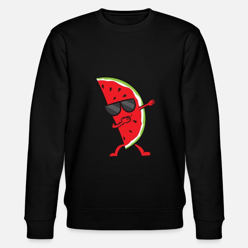 Dab Pastèque Amour Pastèque - Sweat bio CHANGER Stanley/Stella Unisexe - noir