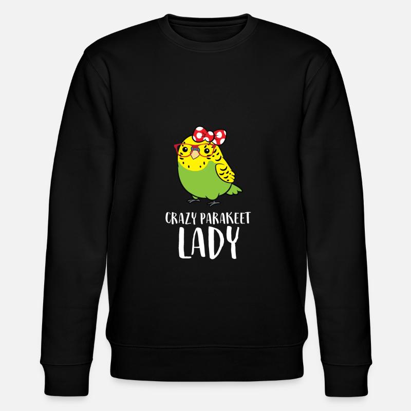 Dame perruche folle - Sweat bio CHANGER Stanley/Stella Unisexe - noir