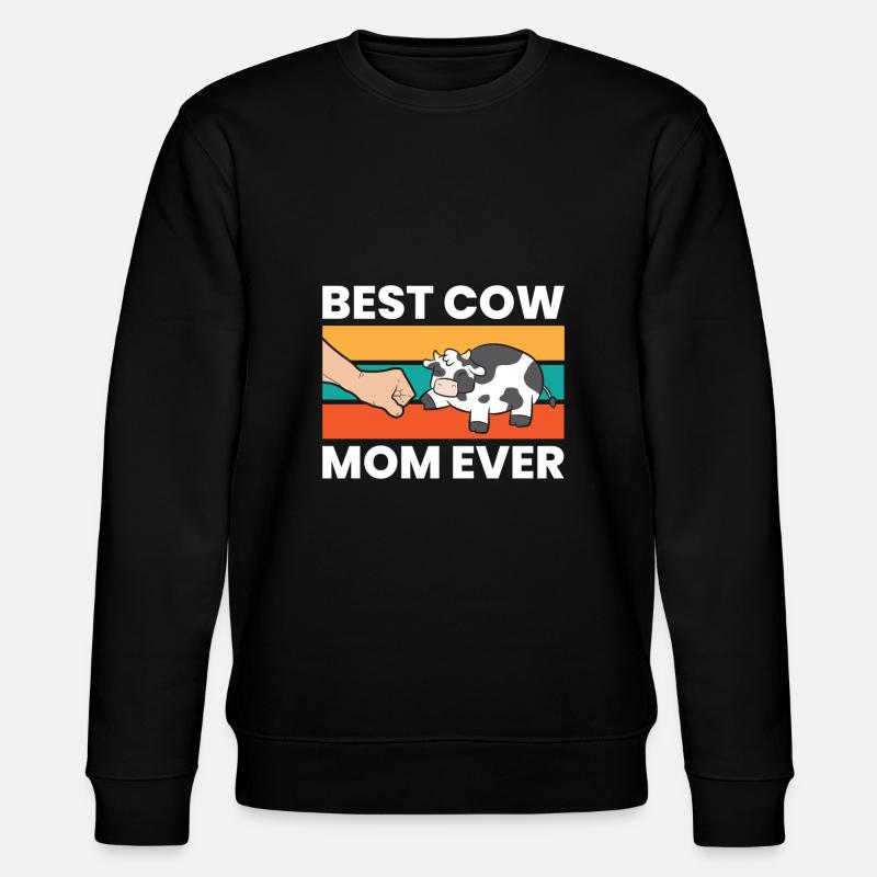 Meilleure mère vache jamais drôle - Sweat bio CHANGER Stanley/Stella Unisexe - noir