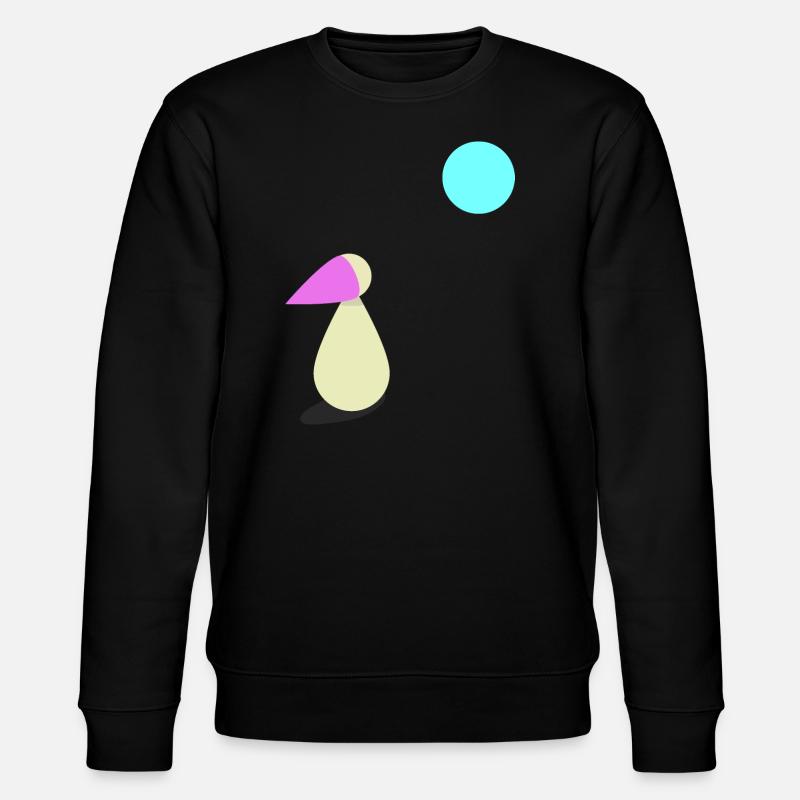 Longing Moonlight Gift - Stanley/Stella CHANGER Unisex Organic Sweatshirt - black