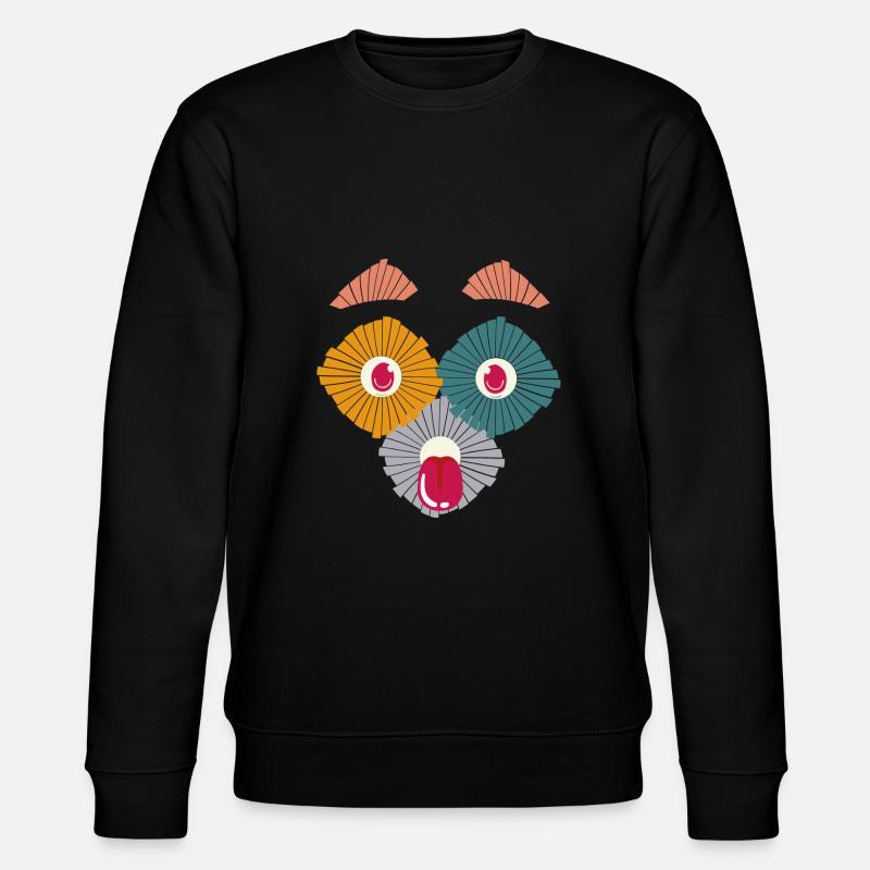 Chien abstrait - Sweat bio CHANGER Stanley/Stella Unisexe - noir