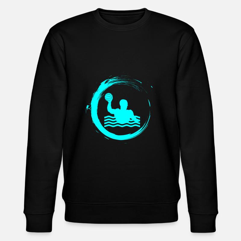 splatter wasserball 2 - Stanley/Stella Unisex Bio-Sweatshirt CHANGER  - Schwarz