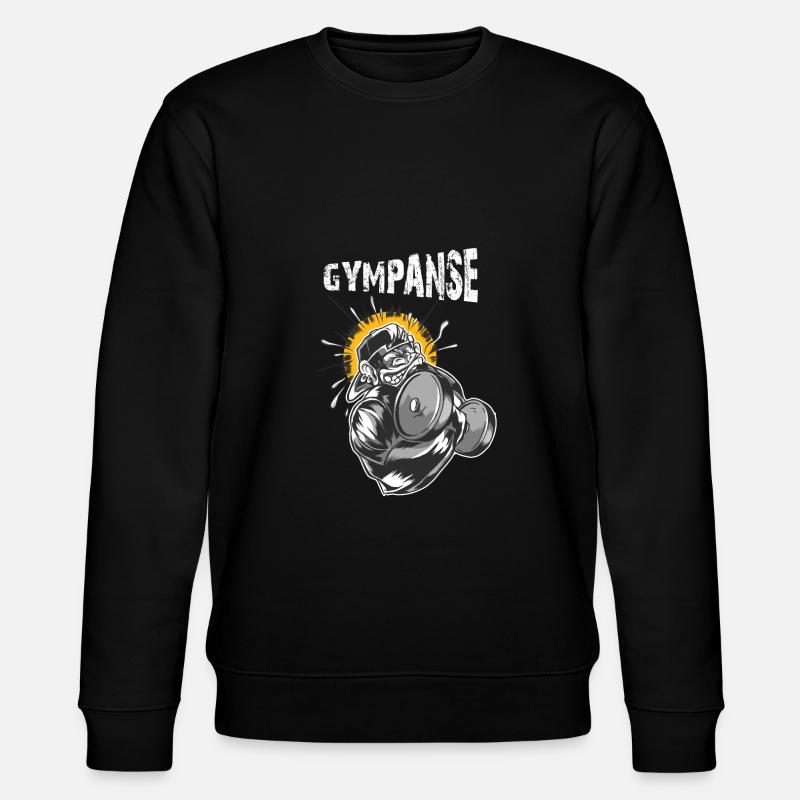 Gympanse - Stanley/Stella Unisex Bio-Sweatshirt CHANGER  - Schwarz