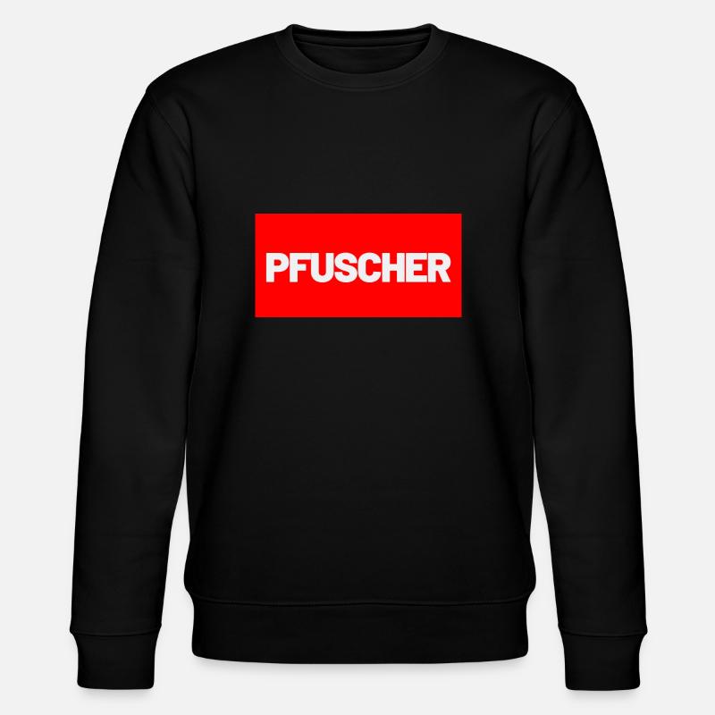 Pfuscher - Stanley/Stella Unisex Bio-Sweatshirt CHANGER  - Schwarz