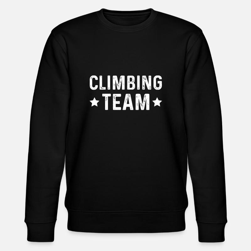 Climbing Team - Stanley/Stella CHANGER Unisex Organic Sweatshirt - black