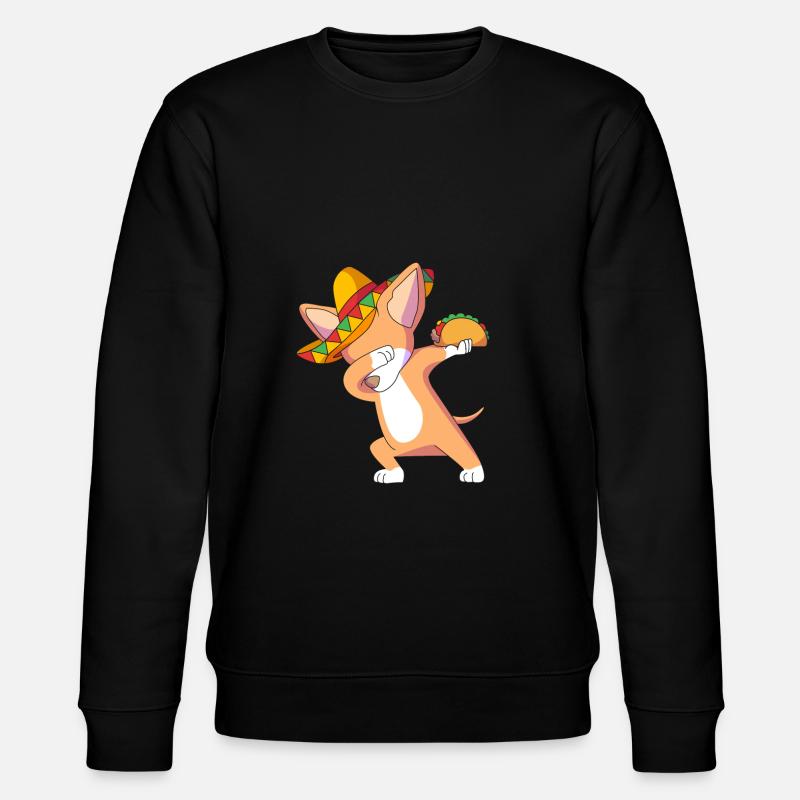 Chihuahua - Stanley/Stella Unisex Bio-Sweatshirt CHANGER  - Schwarz
