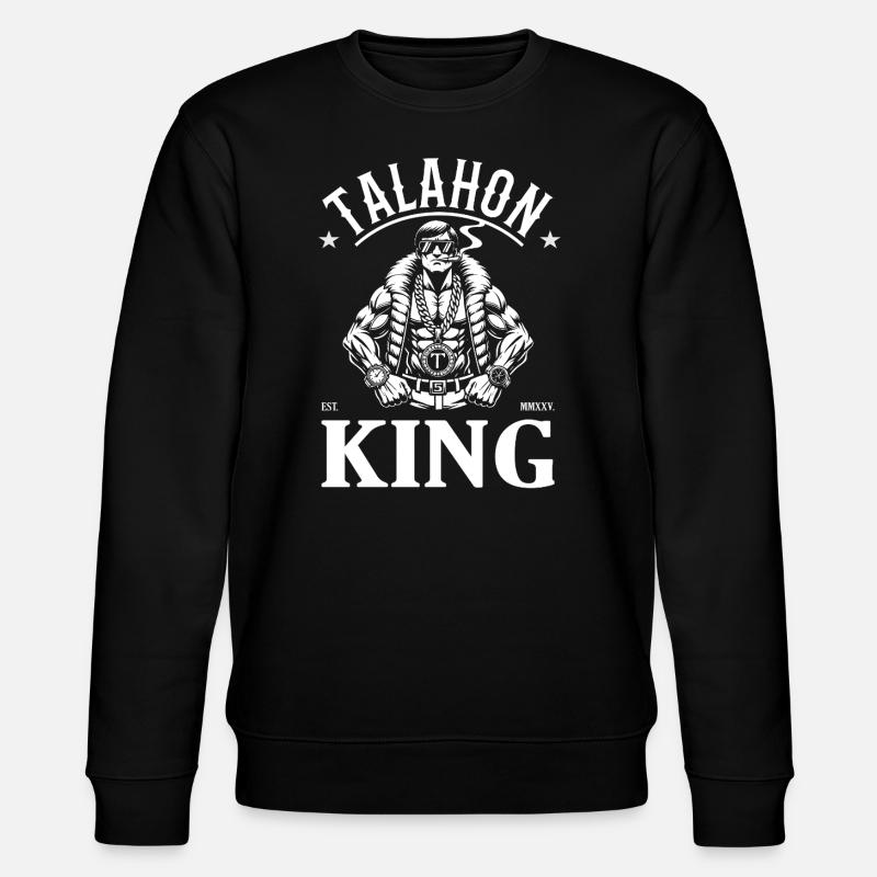 Talahon King - Schattenboxen in Perfektion - Stanley/Stella Unisex Bio-Sweatshirt CHANGER - Schwarz