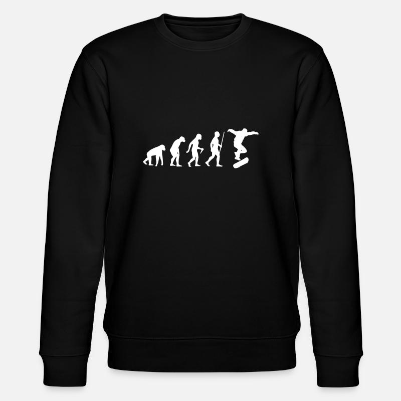 skateboard - Stanley/Stella Unisex Bio-Sweatshirt CHANGER  - Schwarz