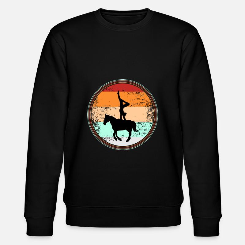 Voltige cheval - Sweat bio CHANGER Stanley/Stella Unisexe - noir