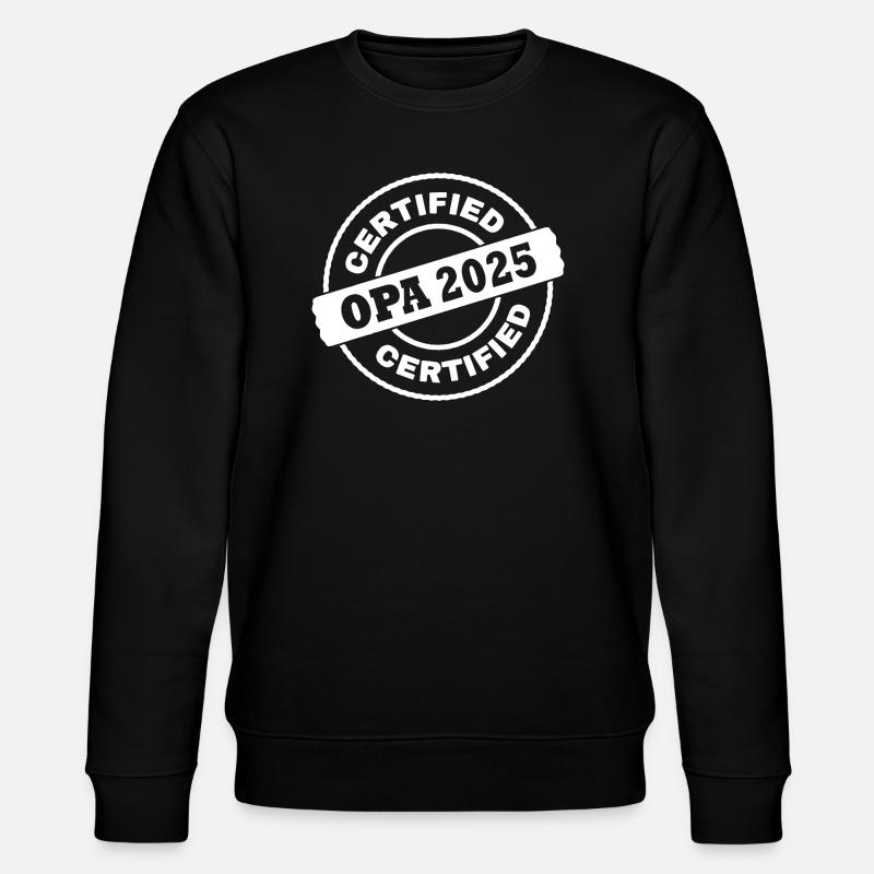 Opa 2025 - Stanley/Stella Unisex Bio-Sweatshirt CHANGER  - Schwarz