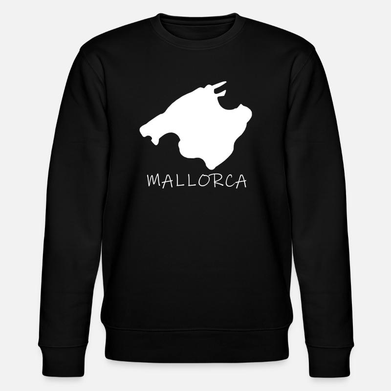 Mallorca - Stanley/Stella Unisex Bio-Sweatshirt CHANGER  - Schwarz